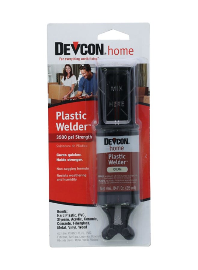DEVCON 3500psi Strength Plastic Welder Epoxy Glue Cream 25ml 22045 DV22045 - Image 1